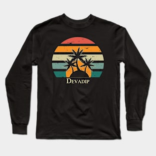 Vintage name - devadip Long Sleeve T-Shirt